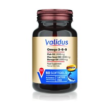Omega 3-6-9 Softgel Fish Oil 1300 Mg + Flax Seed Oil 1300 Mg + Borage Oil 1300 Mg 50 Softgel