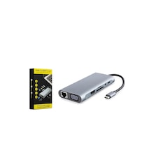 Hadron Hdx7830 Type-c Hdtv Combo Hdmı 4k 30hz + Type-c + 4 Usb3.0