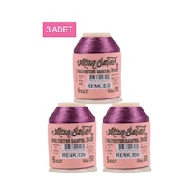 3 Adet Altınbaşak Oya Ve Dantel İpi 20 Gr - Royaleks - No: 830 Çok Renkli