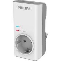 Philips Tekli Akım Korumalı Priz 1140JUL Aşırı Gerilim Korumalı E