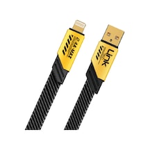 Linktech K471 Mecha Style USB 12 W 2.4A 1.2 M Şarj Kablosu