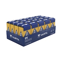 Varta 4022 Industrial 9V Pro Alkalin Pil 20'li Paket