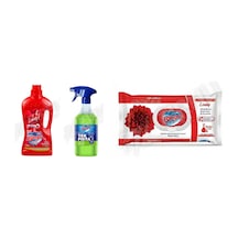 Bingo Yüzey Tem. Fresh 2.5 Lt + Yağ Çözücü 900 Ml + Yüzey Tem.havlusu 96'lı 3'lü Set 2'li Set