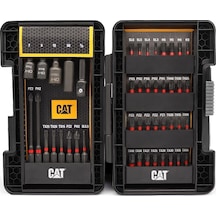 CAT DA01902 Manganez Fosfat Alaşımlı Vidalama Uç Seti 45 Parça