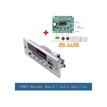 Bluetooth 5.0 Mp3 Dekoder Kurulu 12v Ses Modülü Araba Mp3 Çalar Müzik Hoparlörü Combo Package