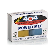 404 Power Mix Yapıştırıcı Plastik Çelik Macun 80 Gram