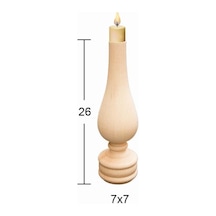 Ahşap Şamdan Şa-07