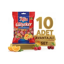 Afia Gülşeker Karışık Meyve Aromalı Şeker 10x175 Gr