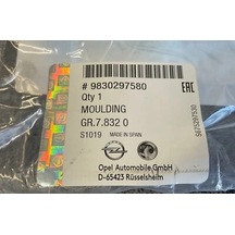 Opel Corsa F 2020-2023 Ön Panjur Çıtası Siyah Sağ - Sol Set 2 Parça Oem No 9830283280