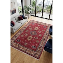 Dekoratif Halı Kaymaz Taban Leke Tutmaz Yıkanabilir Kilim Özel Ölçü Salon Halısı 3025-2