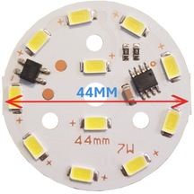 220 Volt 7 Watt Smd  5630 Ledli Hazır Led Modül 44 Mm Beyaz (3 Adet)