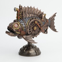 Veronese Steam Punk Balık Figür 31x24cm