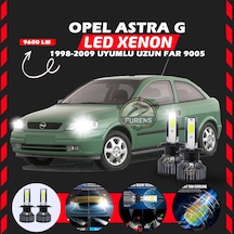 Opel Astra G 1998-2009 Uzun Far Uyumlu Şimşek Etkili Led Xenon Pro Series H9005