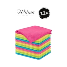Wilma Secret Mikrofiber Temizlik Bezi 12 Adet 30 30 Şeffaf
