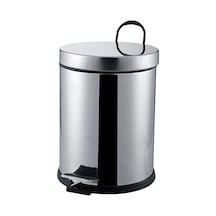 5 Lt.pedallı Krom Çöp Kovası
