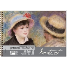 A4 Spiralli Çizim Blok 160gr/40 Yaprak