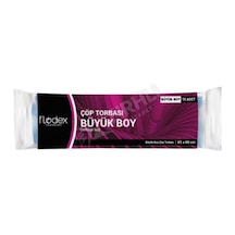 2 Adet Flodex Extra Güçlü Çöp Torbası Büyük Boy Mavi
