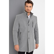 Plt8386 Dewberry Erkek Palto-Gri-Gri Plt8386 Dewberry Erkek Palto-Gri-Gri