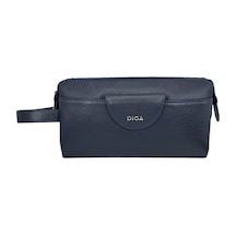 Çanta Yurdu Diga Hakiki Deri 3006 Dopp Kit El Çantası Lacivert Lacivert