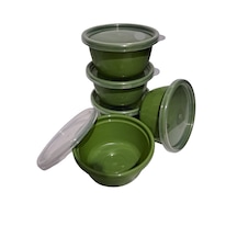 Hobby Life Tick Tock Hava Sızdırmaz Saklama Kabı 5'li Set 5 x 250 ML Yeşil
