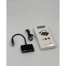 Usb To Hdmi+vga+aux Çevirici Zr702