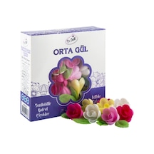 Dr.Gusto Yenilebilir Renkli Orta Gül 50 Adet