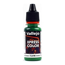 Vallejo 72416 18 Ml. Troll Green, Xpress Game Color Serisi Model Boyası Renkli