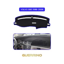 Volvo S80 1998-2006 Torpido Koruma Halısı Mavi Kenar