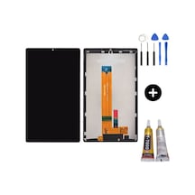 Samsung Galaxy Tab A7 Lite Sm-t220 Uyumlu Servis Dokunmatik Set Siyah + Montaj Seti