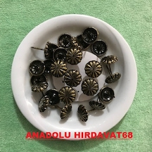Kabara Raptiye Koltuk Çivisi Renk Antik Bakır Çapı:16 MM 20Adet N11.39290
