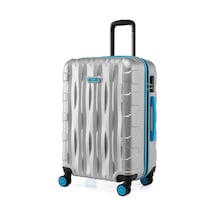 Büyük Boy Valiz 4x2 Teker Gri 1167 Gri