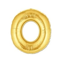 Gold Rakam 0 Folyo Balon 40 Inç 100 CM