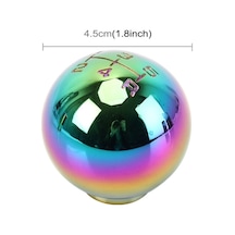 Wondernest Evrensel Araba Vites Topuzu - 5 Hız Manuel/otomatik Şanzıman, Renkli Vites Kolu Modifiye Std