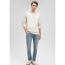 Mavi - Kapüşonlu Bej Basic Sweatshirt 0s10120-82127