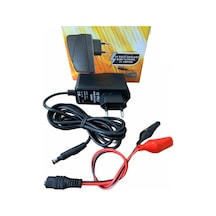 Ayrex Dolu Dakar Akülü Atv Araba Jeep Uyumlu - 12 Volt Akü Şarj Cihazı Şarz Aleti Adaptör Yerli Üretim 1a
