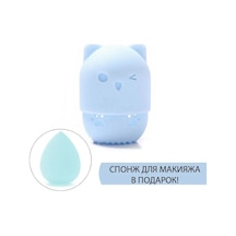 Yunboo Kedi Şekilli Silikon Spons Tutucu, Havalandırma Delikleri Ve Temizlenebilir Taban İle Ev Ve Seyahat İçin Spongeleri Düzenle Ve Kurut Mavi