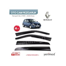 Renault Clio 2 1999 - 2008 Arası 4Lü Cam Rüzgarlık