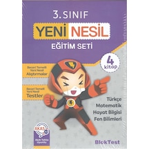 3. Sınıf Yeni Nesil Eğitim Seti -  Bloktest Yayınları