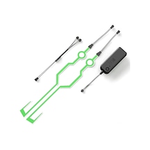 On Led Işık Motosiklet Kask Kiti - Gece Sürüşü Için 3 Modlu Yanıp Sönen Şerit