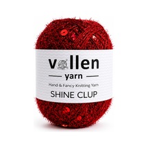Shine Clup Simli Pullu El Örgü İpi 50 Gr 150 M Polyester Tığ Ve Şiş İpi Çanta Aksesuar İpi