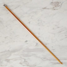 Abarta 6,0mm Renkli Metal Uzun Gagalı Örgü Şiş Tunus Tığ 35cm-sarı 1 Adet