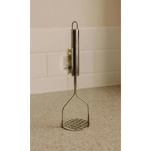 Arslan Group - Lüks Paslanmaz Metal Patates Ezici 24 Cm