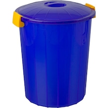 Plastik Battal Çöp Kovası 60 Lt Mavi