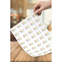 40 Adet 5 Cm Happy Birthday Doğum Günün Kutlu Olsun Hediyeler Için Çıkartma Sticker Etiket