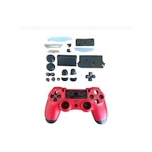 Ps4 Uyumlu Kasa Joystick V1 Full Kasa Tuş Takımı Kırmızı
