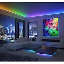 Led Işık Rgb Aydınlatma Animasyonlu 5 Metre Şerit Tak Çalıştır Kumandalı Trafolu Iç Ve Dış Mekan