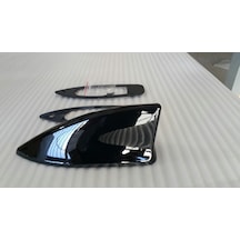 Honda Civic 2016-2021 Tavan Anten Piano Parlak Siyah