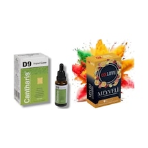 Cantharis Caas Cantharis D9 Kadınlara Özel Damla - Prezervatif Meyve Aromalı Kondom 10 Adet