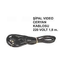 Tv Pc Power Kablosu 1.8 Metre