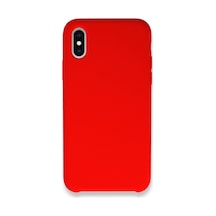 Apple Uyumlu - iPhone X Kılıf Lansman Legant Silikon - Kırmızı